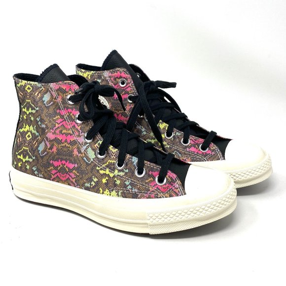 💖MEGA SALE💖Converse Chuck 70 Women's Digital Daze Snakes Brown Canvas 570264C - Picture 1 of 9